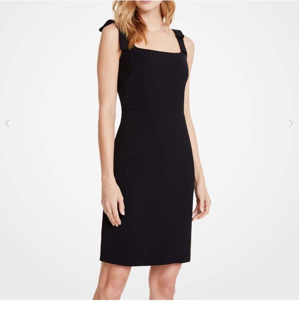 Ann Taylor Black Sleeveless Dress